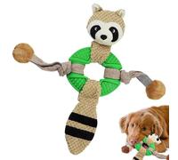 Interactive Squeaky Rope - Jouet en peluche pour chien, jouet en forme de animal, doux et durable - Bite résistant pour Chewing Training Toy Bundle, Internal Squeaker Reinforced Stitching Textured