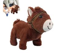 Interactive Stuffed Animal: The horse stuffed animal with a built-in electr