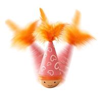 Interactive Toys For Cats - Hunting Instinct Wobble Design | Wooden Fun Teaser Pet Games For Indoor Cats | For Home Living Room Travel Outdoor Exercise, Boredom Relief Mental Stimulation, 14-18cm