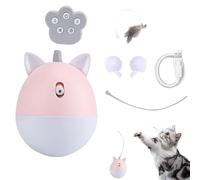 Interactive Toys for Cats, Rechargeable Cat Interactive Toy, Automatic Interactive Cat Toys, Electric Rotating Cat Toy, Toys for Bored Indoor Kitten, Rechargeable Cat Toy, Cat Toys for Indoor