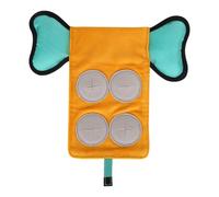 Interactive Treat Dispensing Dog Toys, Dog Puzzle Feeder Toy, Sound Emitting Design, Slow Feeding Function, Mental Stimulation Tool for Large Dogs, Puppies, Teething, Playtime, 9.06x7.76x1.18 inches