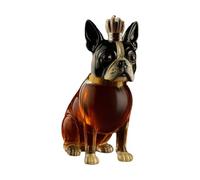 Interactive Whiskey Bottle, Funny Dog Glass Decanter for Liquor and Bourbon, Decorative Drinkware for Dad, Husband, Home Bar, Cocktail Nights, Birthday, and Festival Gift Ideas