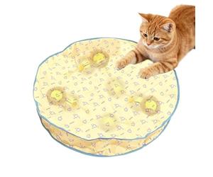 Interactives Interactive Cat Toys | Oxford Cloth Kitten Enrichment Play Mat | Interative Indoor Cats For Indoor Kitten Play Boredom Exercise Pet Enrichment Solo Play Burns Extra Energy: These