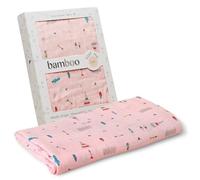 Interbaby - 99892-02 - Mousseline Tipi Ours Rose - Mixte