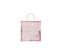 Interbaby Couverture à Bulles en Rose pour Bébé avec Doublure en Sherpa 1 Unité