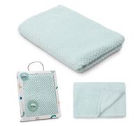 Interbaby - Couverture bébé | Extra Douce de Porcorn, Confortable, Chaude | Couverture Mois bébé 80 x 110 cm, Unisexe pour berceaux, poussettes