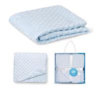 Interbaby Couverture en microfibres - Bleu ciel