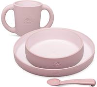 Interbaby Kids Dining Powder Pink Set of 4