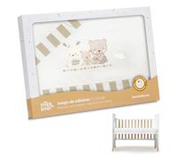Interbaby Love - Juego de sábanas para cuna, color beige