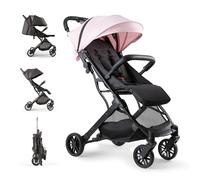 Interbaby Poussette Canne Compacte Légère Cabine Avion 22 kg (Rose)