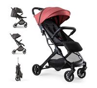 Interbaby Poussette Canne Compacte Légère Cabine Avion 22 kg (Rouge)