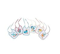 Interbaby Set de 12 Bavoirs Terry Plastifié 20 x 25 1 Unité