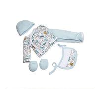 Interbaby Set Modele Animals Ensemble Nouveau-Né en Bleu 5 Pièces 1 Unité