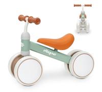 Interbaby | Vélo sans Pédales Bébé 1 à 3 Ans - Draisienne pour Enfants 12-36 Mois, Porteur Bébé Sécurisé 4 Roues, Premier Vélo Enfant 1-2 Ans, Cadeau Bébé 1 an (Vert)