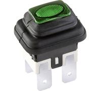 interBär 3658-250.22 3658-250.22 Interrupteur à pression 250 V 16 A 1 x Off/On à accrochage vert IP65 1 pc(s)