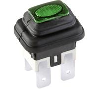interBär 3658-250.22 3658-250.22 Interrupteur à pression 250 V 16 A 1 x Off/On à accrochage vert IP65 1 pc(s)