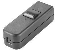 InterBaer 8006-004.01 Interrupteur à cordon Noir 1 x OFF 6 A