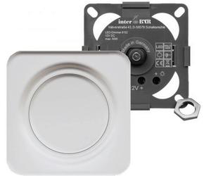 interBär 8152-008.01 Variateur à encastrer dans un meuble blanc