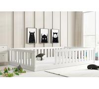 Interbeds Lit Enfant 120x200 Bella sans Matelas, (Blanc, 120x200)