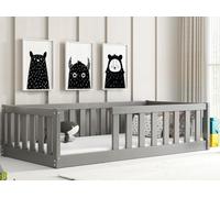 Interbeds Lit Enfant 120x200 Bella sans Matelas, (Gris, 120x200)