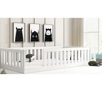 Interbeds Lit Enfant Bella sans Matelas, (Blanc, 90x190)