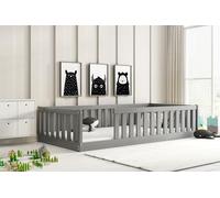 Interbeds Lit Enfant Bella sans Matelas (Gris, 90x190)