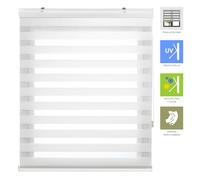 INTERBLIND Store Enrouleur Jour et Nuit Premium Taille 160 x 180 cm avec galerie - Store Nuit et Jour Double Tissu Taille 157 x 175 cm