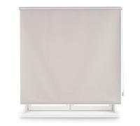 INTERBLIND Store enrouleur occultant uni Premium - Store enrouleur occultant argenté - Store enrouleur occultant - Dimensions 140 x 175 cm de haut - Store thermique argenté - Store enrouleur occultant