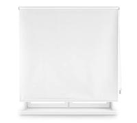 INTERBLIND Store Enrouleur Opaque Lisse Premium - Dimensions 120 x 230 cm de Haut - Tissu 117 x 225 cm - Thermique Brut - Isolation lumière, Froid et Chaleur