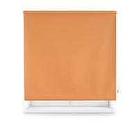 INTERBLIND Store Enrouleur Opaque Lisse Premium - Store Enrouleur occultant de qualité supérieure - 120 x 175 cm (Largeur par Hauteur) - Store occultant 117 x 170 cm - Store Thermique Orange - Store