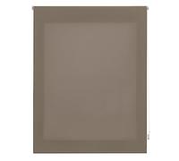 INTERBLIND Store Enrouleur Premium translucide Lisse 120 x 250 cm - Stores translucides, Dimensions en Tissu 117 x 245 cm - Store Lisse translucide Couleur Gris
