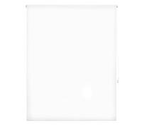 INTERBLIND Store Enrouleur translucide Lisse de qualité supérieure - 80 x 175 cm (l x H) - Dimensions du Tissu : 77 x 170 cm - Blanc - pour fenêtre