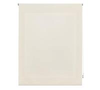 INTERBLIND Store Enrouleur Transparent Lisse, 120 x 175 cm (l x H), Dimensions du Tissu 117 x 170 cm, Beige, pour fenêtre