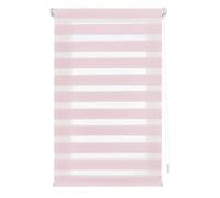 INTERBLIND Store Nuit et Jour d'installation sans Outils Store EasyFix Dimensions 120 x 180 cm Largeur x Hauteur Store sans perçage Taille 117 x 175 cm Rose