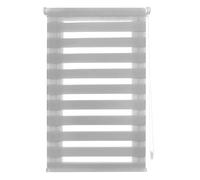INTERBLIND Store Nuit et Jour d'installation sans Outils Store Enrouleur EasyFix Dimensions 55 x 150 cm (l x h) Store sans perçage Dimensions du Tissu 52 x 145 cm - Store Nuit et Jour Gris