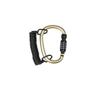 INTERBOSCH BV - Mousqueton à combinaison - 180 cm de long, 4 mm d'épaisseur - Réglable individuellement - Idéal pour vélo, bagages, extérieur et plus encore