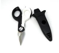 Intercable Ciseaux professionnel pour électricien F1 16020 série limitée équipe football J U V E N T U S blanc noir 16020-F1-CJ