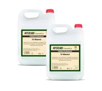 Intercabo Cosmetics Gel douche et shampoing 2 en 1 - Lot de 2 flacons de 5 L - Formule au pH neutre pour la peau et les cheveux, nettoyage en douceur, parfum rafraîchissant, solution de recharge