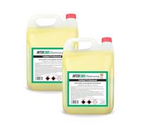 Intercabo Nettoyant vaisselle pour lave-vaisselle - Lot de 2 bouteilles de 5 l - Liquide vaisselle concentré puissant, nettoyage hygiénique et dégraissant, doux pour la machine, convient pour