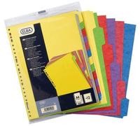 Elba Intercalaires Oxford A4 6 positions neutres Carte lustrée 450G assorti