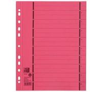 Intercalaire avec perforation, A4 extra large, rouge