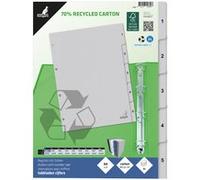 Intercalaire carton ECO, chiffres 1-15, 15 pièces