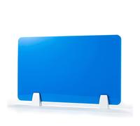 Intercalaire en acrylique bleu 30 x 90 cm Solution de distanciation sociale pour bureau école comptoir et restaurant Efficace eeze Guard et Ber de protection
