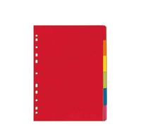Herlitz Intercalaire A4 11078078 en carton manille 6 parties Multi couleur