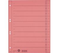Intercalaire Leitz 16580025 A4 230g carton rouge 100 pcs/paquet