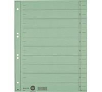 Intercalaire Leitz 16580055 A4 230g carton vert 100 pcs/paquet