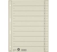 Intercalaire Leitz 16580085 A4 230g carton gris 100 pcs/paquet