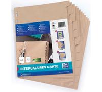 Intercalaire Oxford Touareg A4 280 g/m2 carton 12 pièces