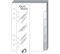 Quo Vadis Recharge organiseur Intercalaire + règle T17 10 x 17 cm – Fabrication française