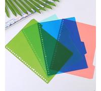 Intercalaire Thisisbinder - Matériau Pp Durable, Couleurs Assorties, 4 Jeux De Pages D'index Pour Classeurs, Journaux Et Cahiers